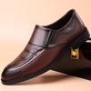 Men's Genuine Leather High-end Business Formal Casual Leather Shoes Men's Shoes Soft Leather British Loafers