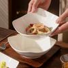 Nordic Ceramic Footed Bowl - Stylish and Versatile Dish for Salads, Soups, and Cold Dishes