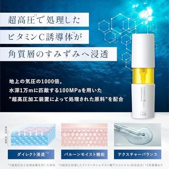 Unlabel Vitamin C V Essence 50ml Serum Moisturizing Hydration Pores Whitening Dullness Exfoliation Approach