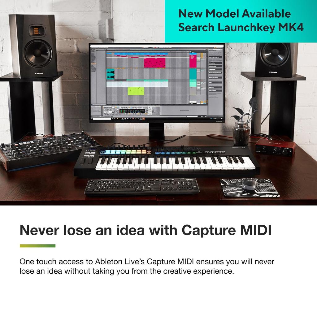 Novation novation Launchkey49 MK3 MIDI клавиатура контроллер /