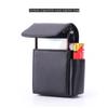 Women Men Storage Case Leather Stainless Steel Card Cash Holder Belt Pouch Lighter Wallet Pocket Solid Color Box Carrier