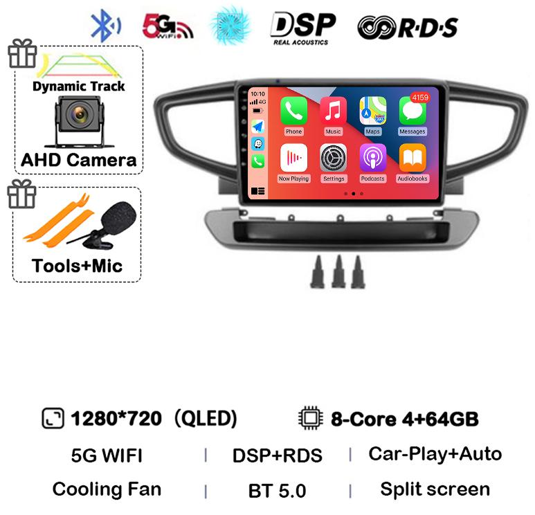 Android 14 Carplay Car Radio For Hyundai Ioniq 2016-2025 Multimedia Video Player Navigation GPS 2din 2 Din Dvd 360 Camera Stereo