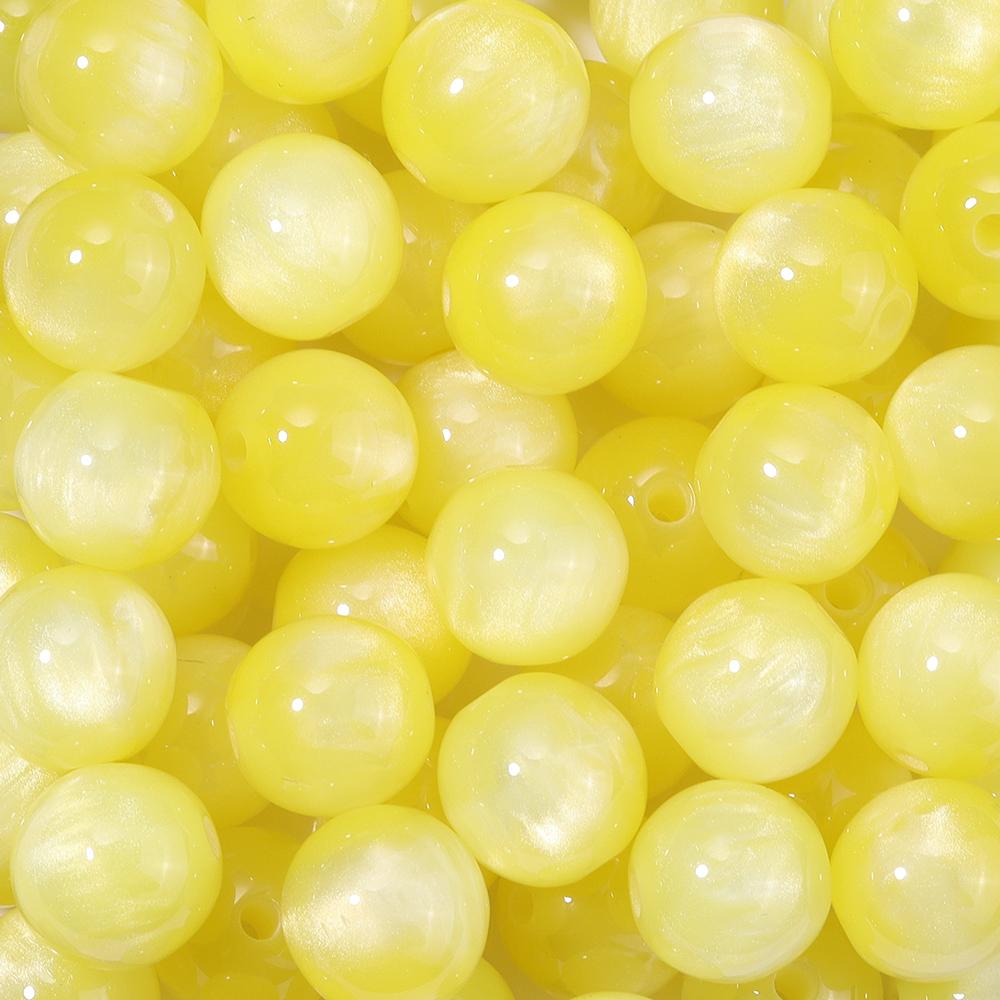 20-50pcs/lot 8 10 12mm Gradient Color Imitation Cat Eye Beads Loose Resin Round Beads For DIY Charms Earrings Bracelet Accessory