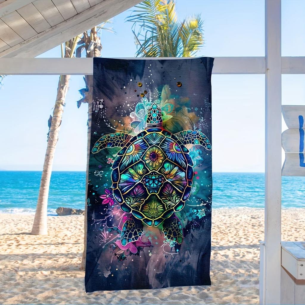 The New Microfiber Turtle Beach Towel Is Popular, And The Water-Absorbing Quick-Drying Bath Towel Does Not Stick To Sand.