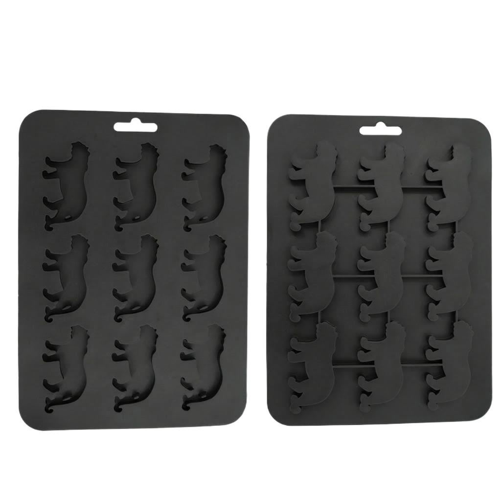 Animals Ice- Mold - Ocean Animals Turtle,Dolphins,Penguins,Silicone Mold For Baking Muffin Cake, Chocolate,Candy, Soap