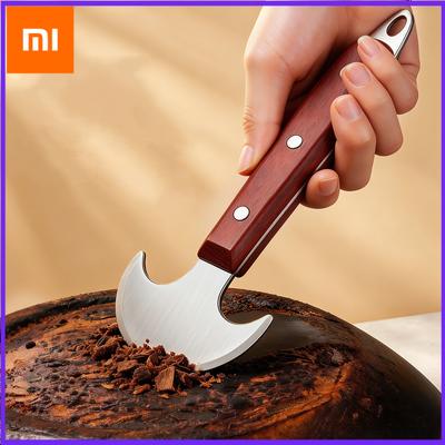 Лопатка для чистки кухни Удаление грязи Масляных пятен Нержавеющая сталь Изогнутая лопатка для чистки Лопатка-скребок для удаления золы со дна кастрюли