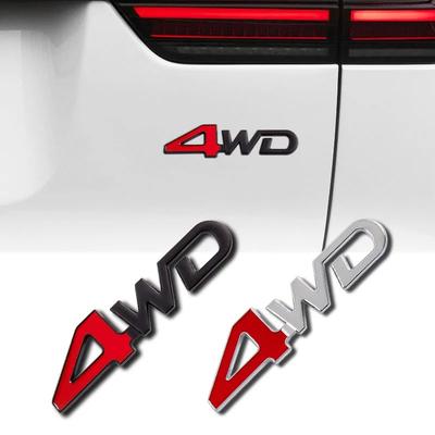 3D Металлический Логотип 4wd Эмблема Буквы Наклейка На крыло Багажник Автомобиля Значок Наклейка Аксессуары