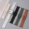 Силиконовый чехол+Ремешок Для Apple Watch S11 10 42мм 46мм 44мм 40мм 45мм 41мм 38мм чехол-браслет для iWatch 9 8 7 6 5 4 Ultra 3 49мм