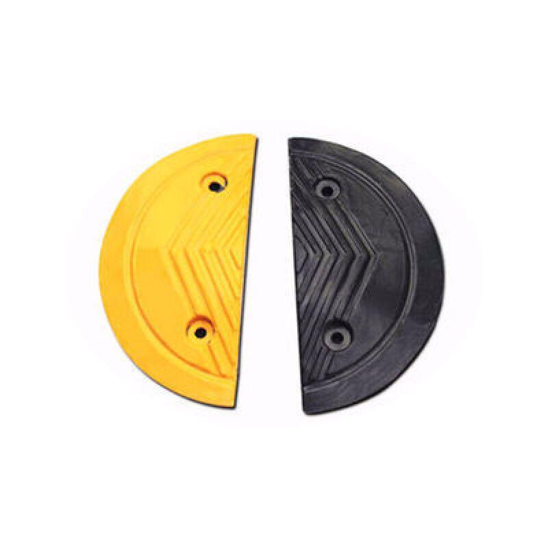 Thickened Rubber Speed Bump for Community and Garage Entrances