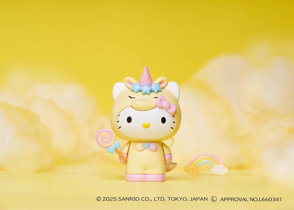 AGATSUMA Собранная кукла Pladoll Единорог Вечеринка Hello Kitty 15 и Sanrio (АГАЦУМА) (Возраст до)