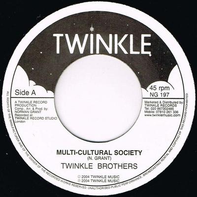 7-дюймовая пластинка TWINKLE BROTHERS MultiCultural Society NG197 Twinkle Music 2004 UK Reggae Ska Dub Б/у
