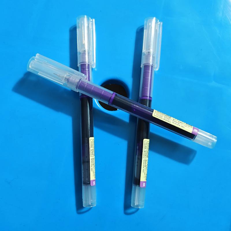 Быстросохнущая гелевая ручка-роллер - Супер пишущие гелевые чернила, Игольчатый наконечник, Для офиса и учебы, Подписная и на водной основе