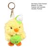 Бейсбольная утка брелок для ключей для пар плюшевая игрушка для сумок рюкзаков мягкая набивная игрушка брелок с металлическим зажимом милый подарок для детей взрослых