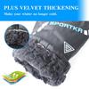 Winter Full Fingers Gloves for Men Women Warm Thicken Fleece Waterproof Windproof Non Slip for Skiing Outdoor Running