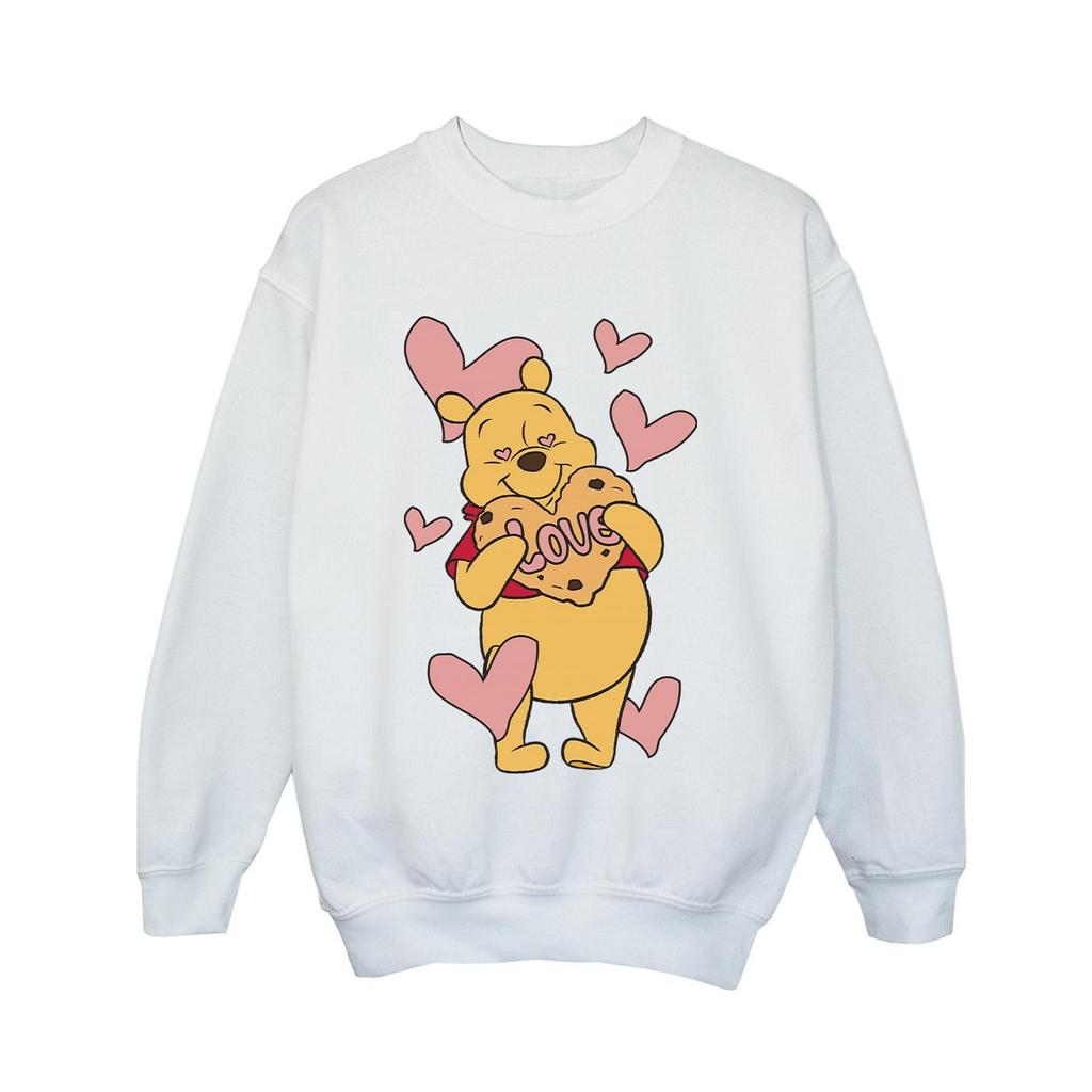 Winnie the Pooh Boys Love Heart Cookie Sweatshirt