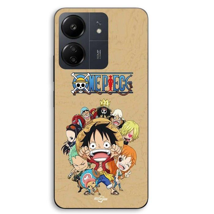 Coque Pour Xiaomi Redmi 13C 4g Manga animé One Piece Straw Hat Crew Maniacase