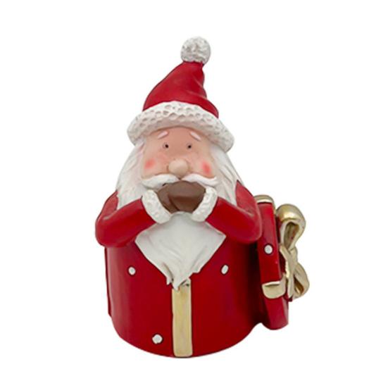 3 шт. Мини-статуэтка Санта-Клауса Вижу Слышу Говорю Зла Смола Рождественское Украшение Стола Коллекционная Фигурка для Дома Стола Офисного Стола Кухни