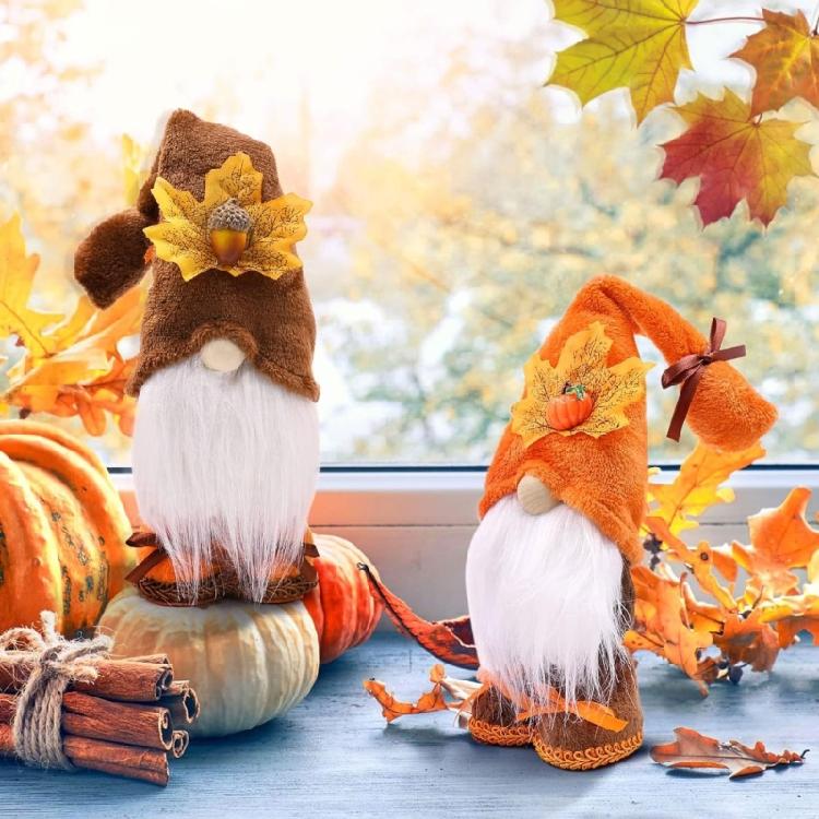 ArtisticDoll Украшение для дома Гном-украшение на Праздник урожая Плюшевые фигурки ручной работы на День благодарения