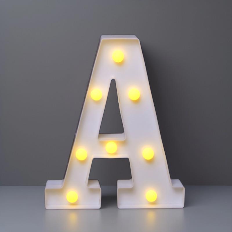 22 см светодиодные буквы и цифры для мероприятий - Идеально для дней рождения и предложений.