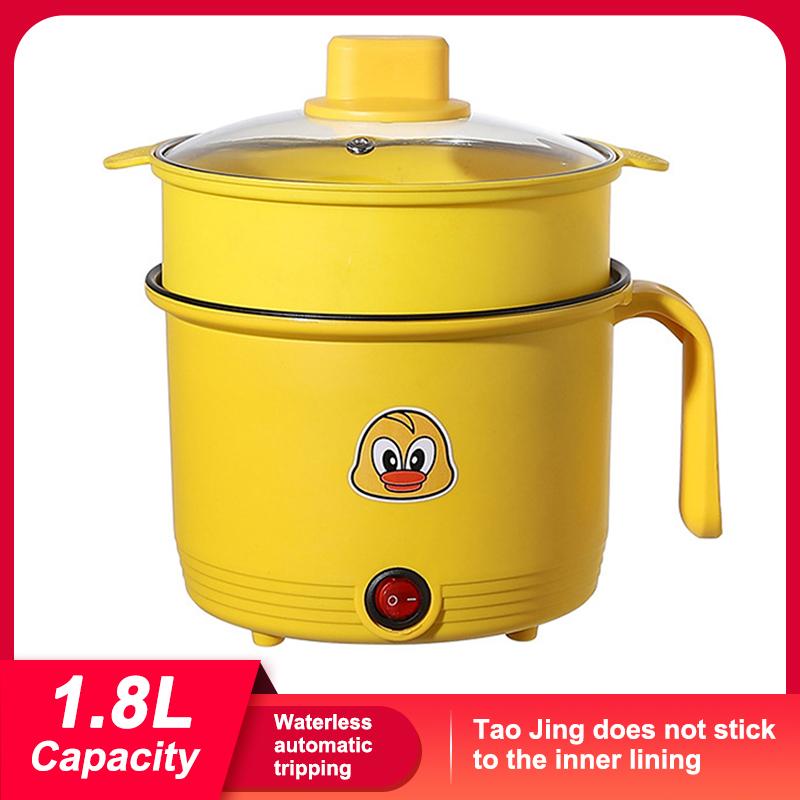 Электрическая кастрюля с антипригарным покрытием и пароваркой