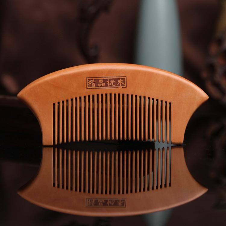 Маленькая расческа из натурального золота и сандалового дерева, структура натурального дерева, расческа для волос с мелкими зубцами, антистатическая голова, акупунктурная точка, массажный подарок