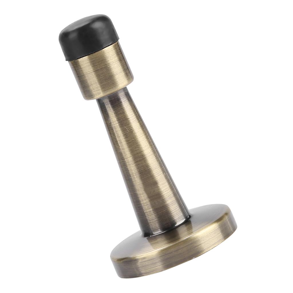 Zinc Alloy Rubber Anti Collision Door Stopper Holder Home Hotel Office Accessory