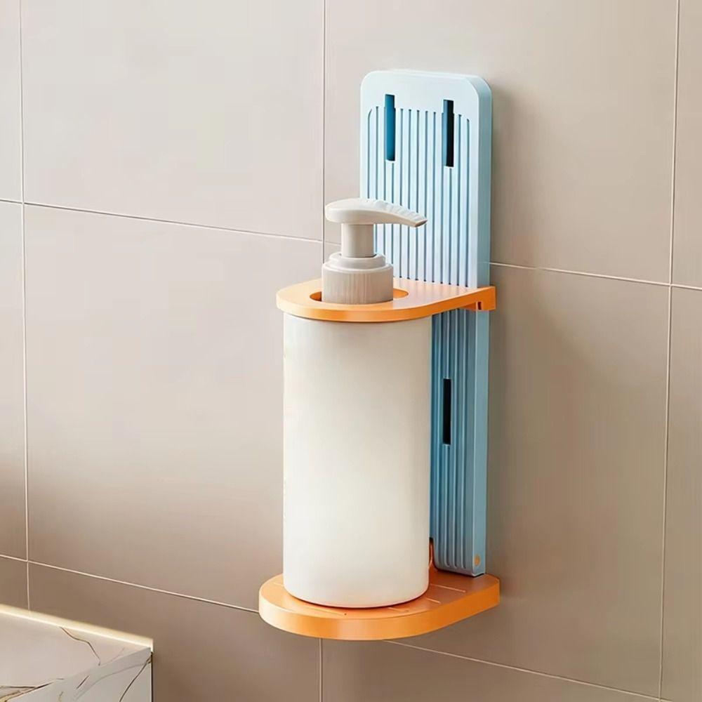 Adjustable Bathroom Storage Rack Wall Mounted Body Wash Storage Rack Portable Shower Rack