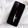AK 47 Gun Phone Case For iPhone 16 15 14 12 11 13 Pro Max 7 8 Plus X XR XS Max 13 12 Mini Cover