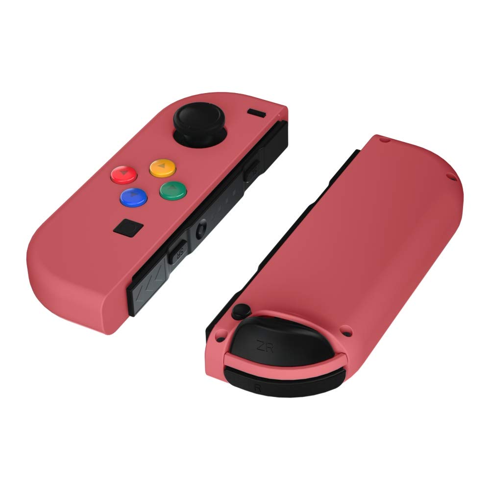 eXtremeRate Switch Replacement Shell for Handheld Controller Housing Case for Switch and Switch Comes with 8 Colorful DIY Replacement Case for