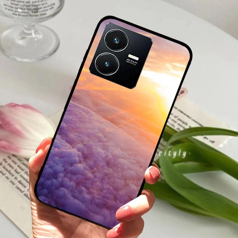 Для Vivo Y22S 2022 Чехол Ударопрочный Мягкий ТПУ Силиконовый Чехол для Телефона Для Vivo Y22 Y 22 V2207 Y22S V2206 Funda Capa Мультяшный Vivoy22
