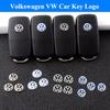 Для VW Volkswagen Jetta MK5 Golf 14 мм Наклейка-эмблема на ключ автомобиля Логотип на брелок для ключа для Volkswagen VW Golf GTI Passat Tiguan Arteon