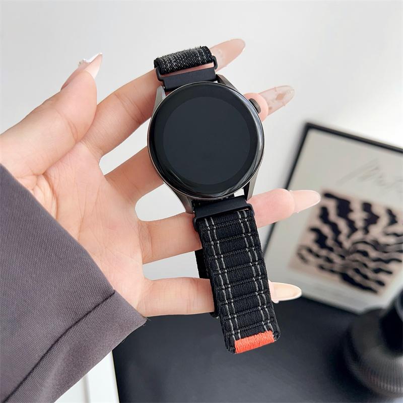 Нейлоновый ремешок-петля для Samsung Watch 6/5/5Pro 4/6 Classic Huawei Watch 4/3/GT3 20 мм 22 мм браслет-браслет Amazfit GTS/GTR 4 3