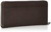 Katharine Hamnett London PRISM Длинный кошелек, Премиальная японская коровья кожа, Тиснение «Призма», Кошелек, Круглая молния, Темно-коричневый, Один размер