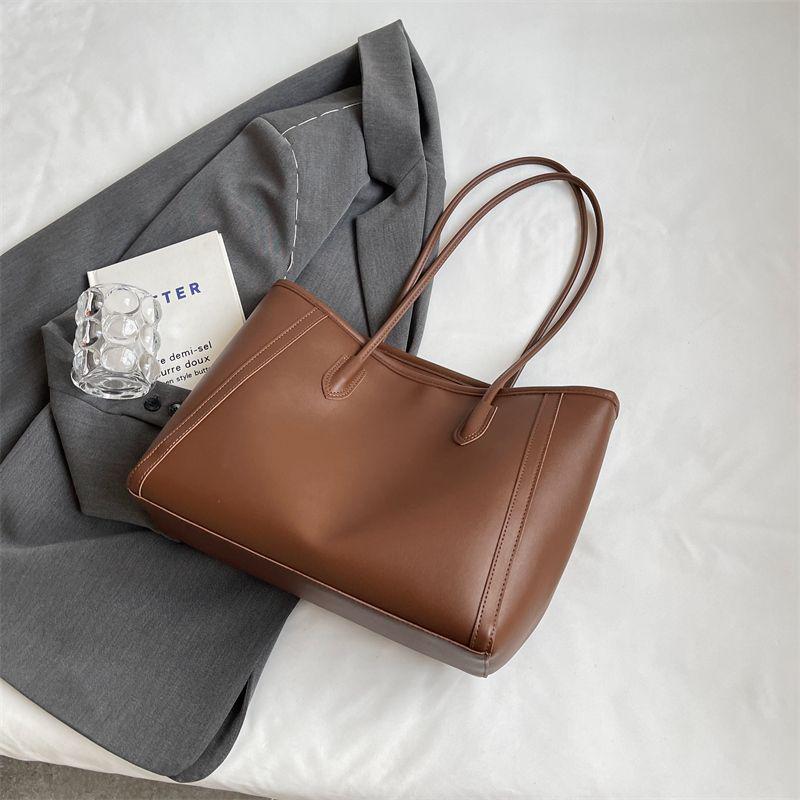 Женская универсальная сумка-тоут большой вместимости - Весенне-летняя сумка через плечо 2025 года для работы и поездок