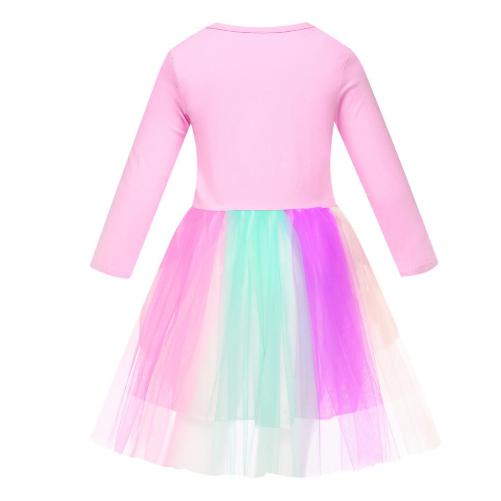 5226 Детское платье для девочек Steal a Brainrot 67 Six Seven с принтом, сетчатой тканью, радужным круглым вырезом, повседневное, из хлопка