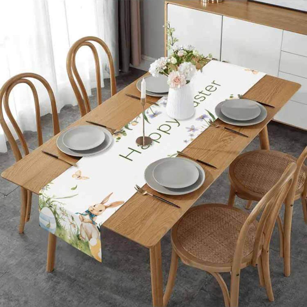 Прямоугольная пасхальная скатерть, длинная пасхальная скатерть для обеденного стола