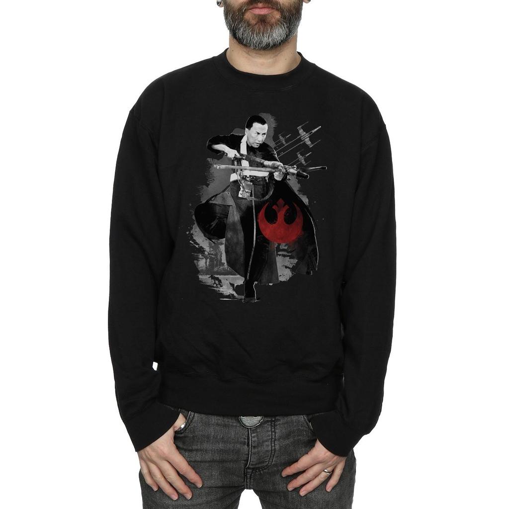Star Wars Mens Rogue One Aiming Chirrut Sweatshirt