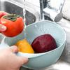 Thickened Vegetable Sink Drain Basket Plastic Washing Fruit Kitchen Daily Necessities Household