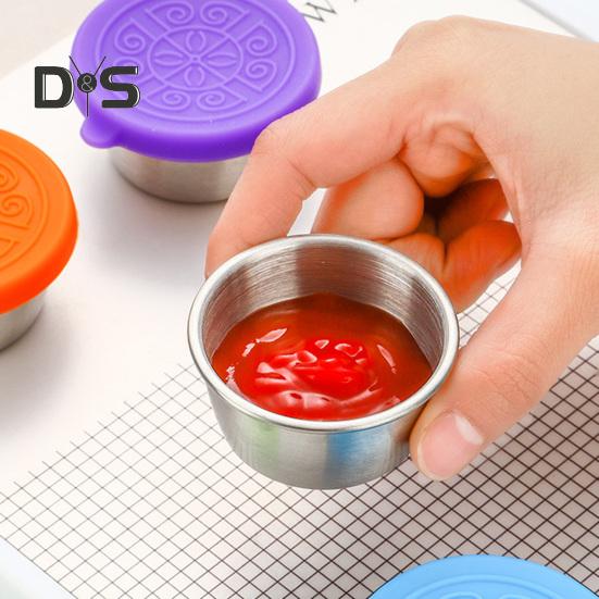 1 комплект, 40 мл, большая вместительная чашка для соуса, штабелируемая, практичная, для кемпинга, ужина, портативная чашка для соуса для салата