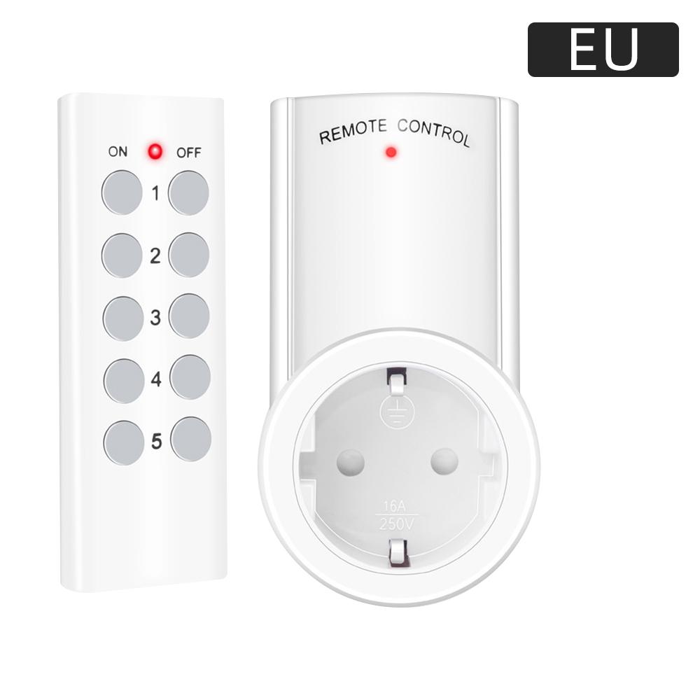 RF 433mhz Smart Socket Wireless Remote Control Outlet Adaptor Wall Electrical Switch Home Lamp EU UK US FR Plug For Smart Home