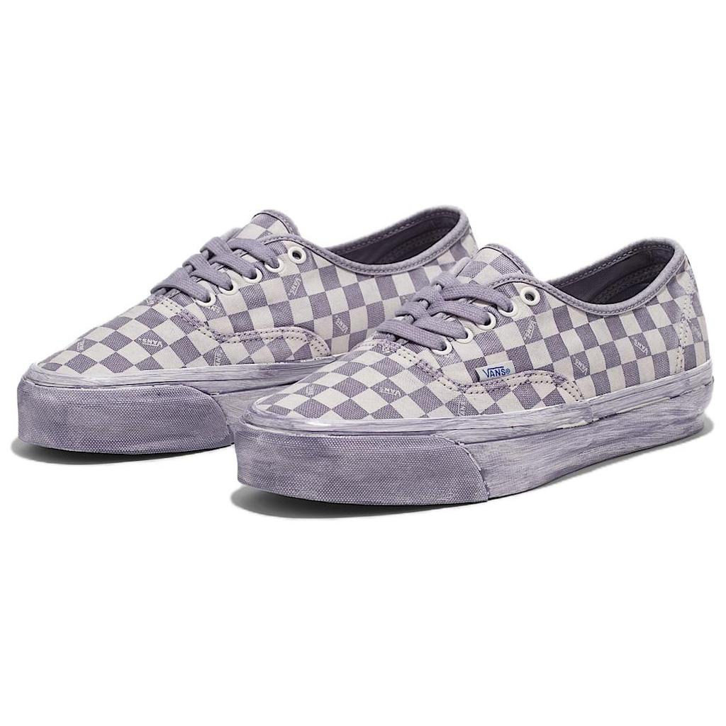Vans Premium Authentic 44 Comfortable Versatile Low-Top Skate Shoes Unisex Sneakers Purple Gray VN0007QZD6U
