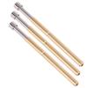 100pcs Spring Test Pogo Pin Concave Head Type Brass Material 2.02mm 0.1in Tube Diameter 33.35mm 1.3in PCB Testing Pins