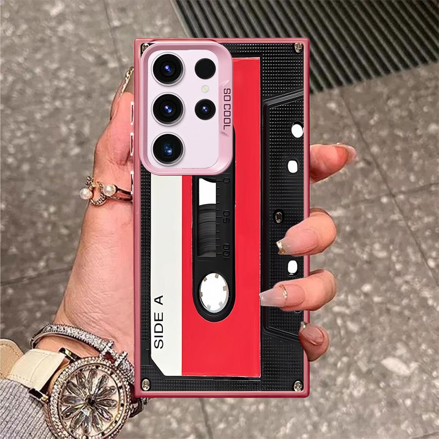 Retro Creative Pattern Phone Cover Case for Samsung Galaxy S26 S21 S22 Ultra S23 S25 S20 FE S24 FE Note 20 Ultra S25Edge