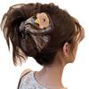 Bowknot Cloth Hair Claws Cartoon Hair Clips Fashion Hairpins  for Girls
