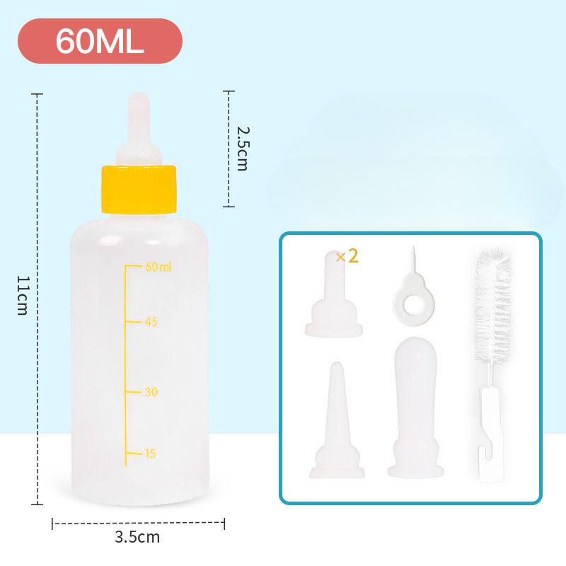 Бутылочка для кормления новых домашних животных, щенков и котят, соска-бутылочка для новорожденных, ультра-маленькие щенки, специальные мягкие принадлежности для сосок