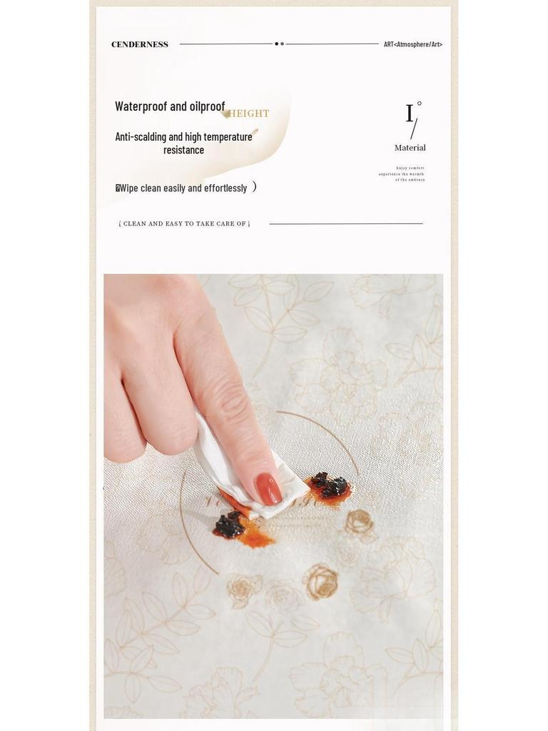 Овальная водонепроницаемая, маслостойкая, моющаяся, складная, теплоизолирующая, нескользящая скатерть и коврик из ПВХ