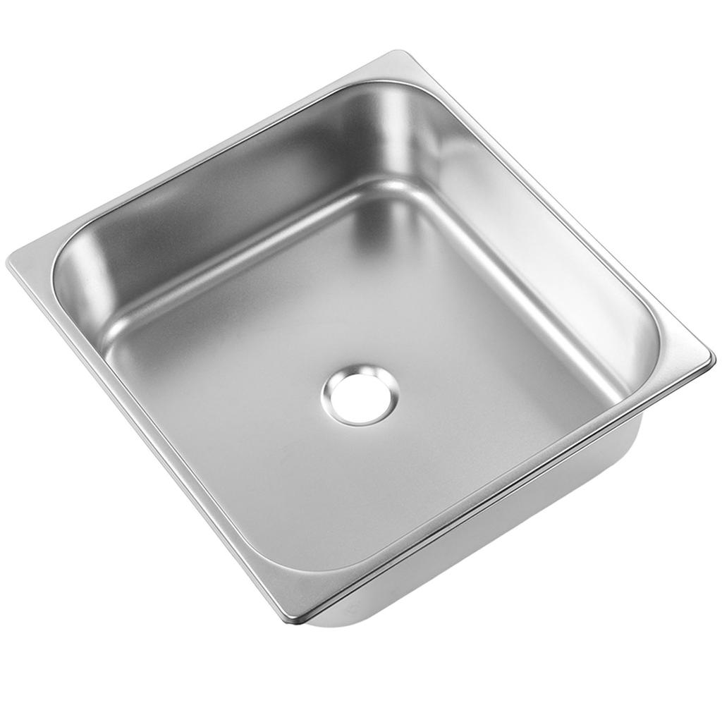 Кухонная мойка 304 нержавеющая сталь не ржавеющая быстрый слив квадратная врезная под столешницу одинарная чаша fo