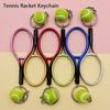 Милая спортивная мини-теннисная ракетка, кулон, брелок для ключей, аксессуары, подарки
