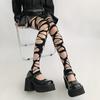 New Irregular Homemade Goth Punk Le Stockings Babes Subculture Black Ripped Stockings Leggings Mesh Socks