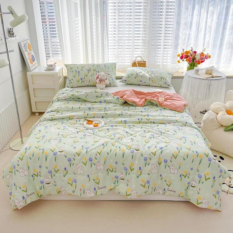 Duvet Summer Ice Cool Quilt Kids Air Conditioning Quilt/Duvet/Blanket Comforter Bed Duvets 150 Single Bed Quilt Bed Quilts
